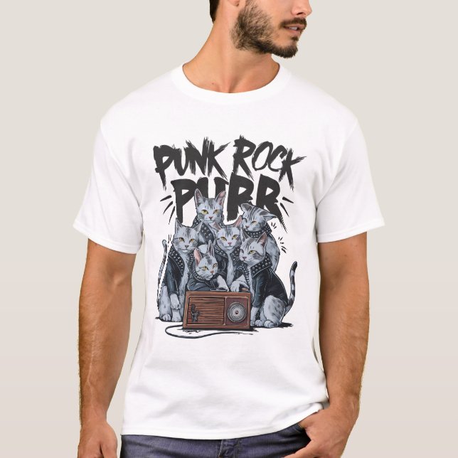 Street Cats Essential Punk Rock T-Shirt (Front)