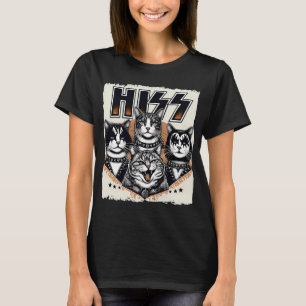 Street Cats - Rock Band Feline Parody Vintage Styl T-Shirt