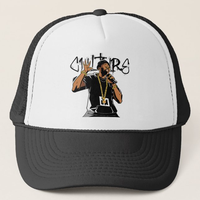 Street Cypher T-Shirt Trucker Hat (Front)