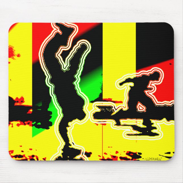Street Dance Hip Hop Mouse Pad (Front)