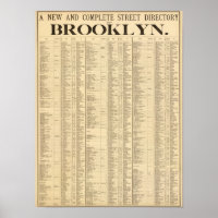 Street directory of Brooklyn 1st page