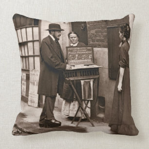 Street Doctor, 1876-77 (woodburytype) Cushion
