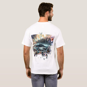 Street Eagle Velocity Burst Car Tee  T-Shirt