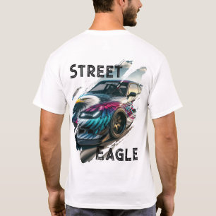 Street Eaglwear – Urban Eagle Drift Car Lifestyle  T-Shirt