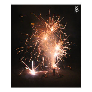 Street Fireworks Photo Print