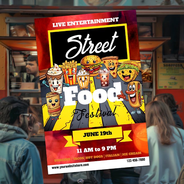 Street Food Festival | Food Truck Flyer (Creator Uploaded)