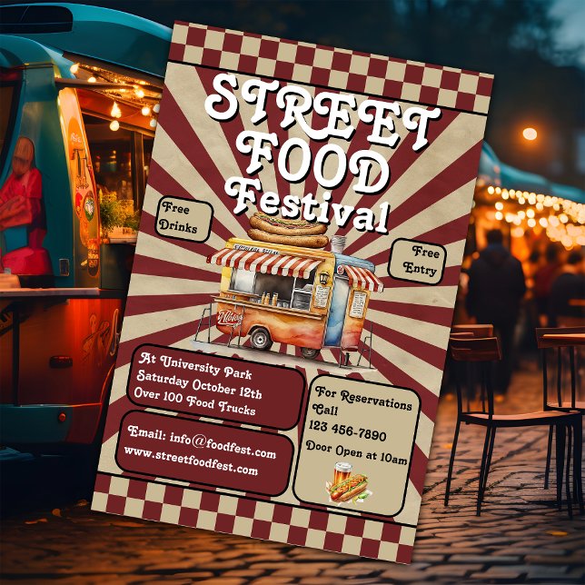 Street Food Festival Promotional Flyer (Creator Uploaded)