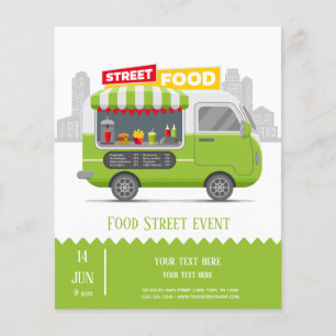 Street food truck flyer