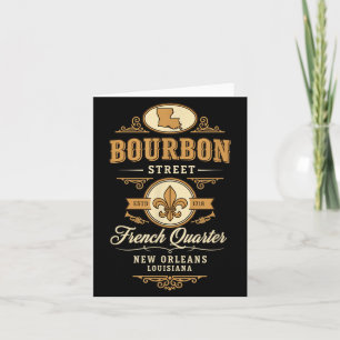 Street French Quarter New Orleans Louisiana Card