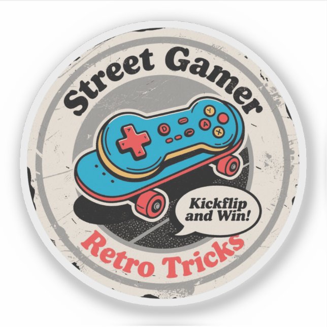 Street Gamer Retro Tricks Skate Controller (Front)