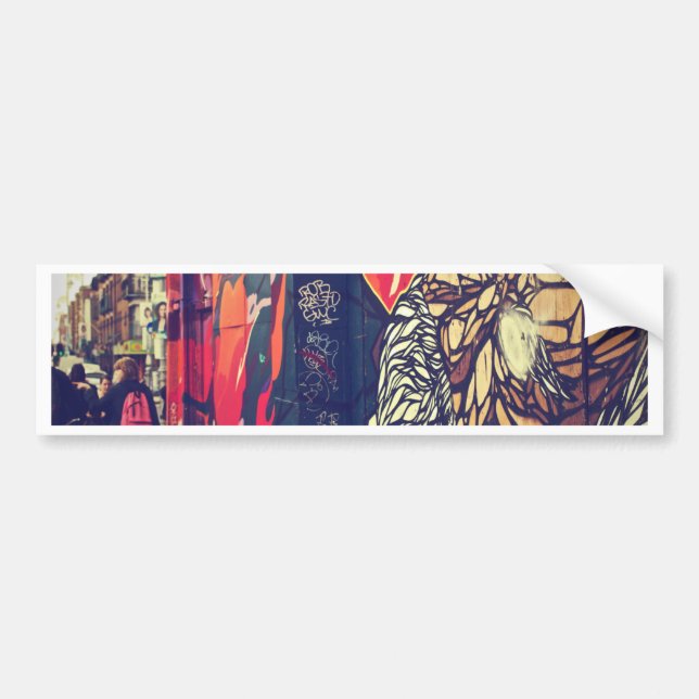 Street Graffiti Bumper Sticker (Front)