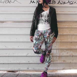 Street Graffiti Leggings – Fun