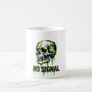 Street Graffiti Skull No Signal Graphic Hoodie Coffee Mug