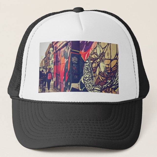 Street Graffiti Trucker Hat (Front)