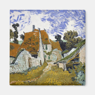 Street in Auvers-sur-Oise by Vincent van Gogh      Magnet