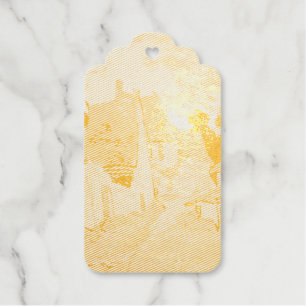 Street in Auvers-sur-Oise Vincent van Gogh Gift Tags