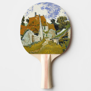 Street in Auvers-sur-Oise Vincent van Gogh Ping Pong Paddle