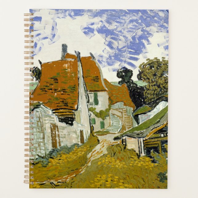 Street in Auvers-sur-Oise Vincent  van Gogh     Planner (Front)