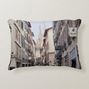 Street in Bayonne Decorative Cushion