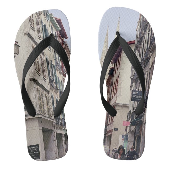 Street in Bayonne Thongs (Footbed)