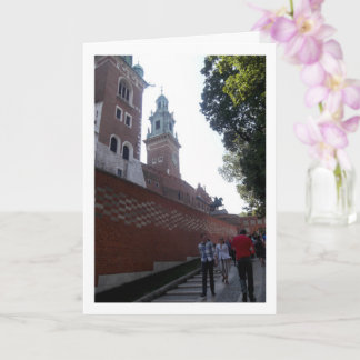 Street in Kraków, Poland Card