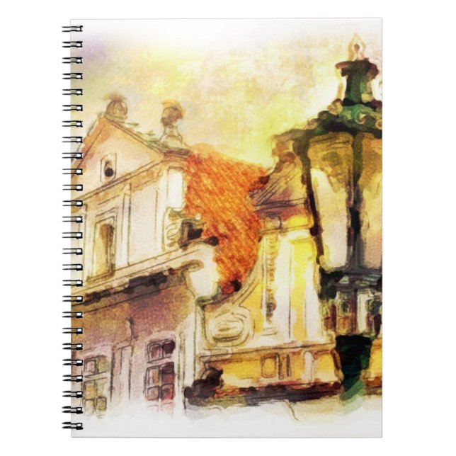 Street in old part of prague notebook (Front)