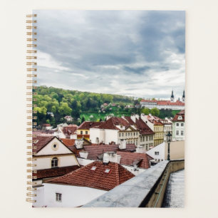 Street in Prague downtown Planner