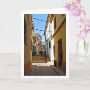 Street in Riba-roja de Túria, Spanish Town Card