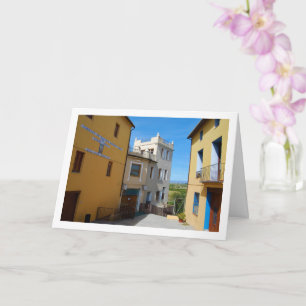 Street in Riba-roja de Túria, Spanish Town Card