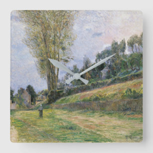 Street in Rouen Square Wall Clock