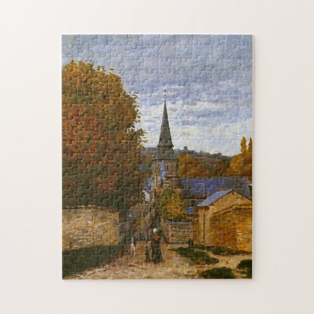 Street in Sainte-Adresse Monet Fine Art Jigsaw Puzzle (Vertical)