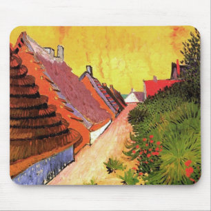 Street in Saintes-Maries by Vincent van Gogh Mouse Pad
