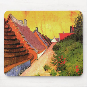 Street in Saintes Maries by Vincent van Gogh Mouse Pad