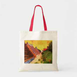Street in Saintes Maries by Vincent van Gogh Tote Bag