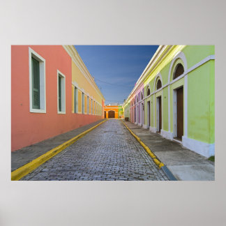 Street in San Juan, Puerto Rico Poster