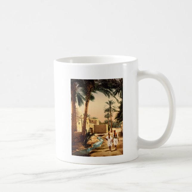 Street in the old town, Biskra, Algeria Coffee Mug (Right)