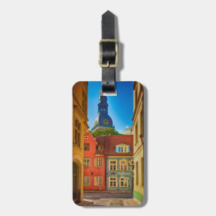 Street in the Old Town Estonia Luggage Tag