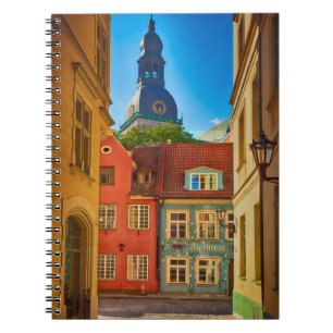 Street in the Old Town Estonia Notebook