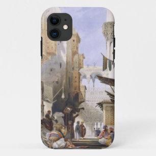 Street Leading to El Azhar, Grand Cairo, pub. 1846 iPhone 11 Case