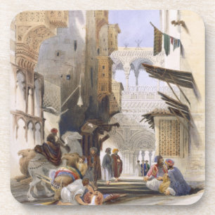 Street Leading to El Azhar, Grand Cairo, pub. 1846 Coaster