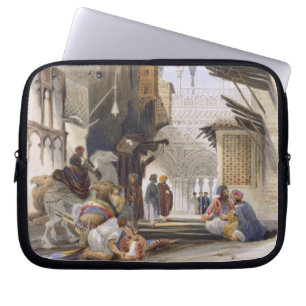 Street Leading to El Azhar, Grand Cairo, pub. 1846 Laptop Sleeve
