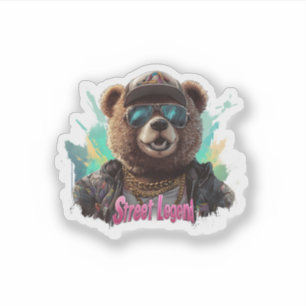 Street Legend Bear - Cool Graphic Design