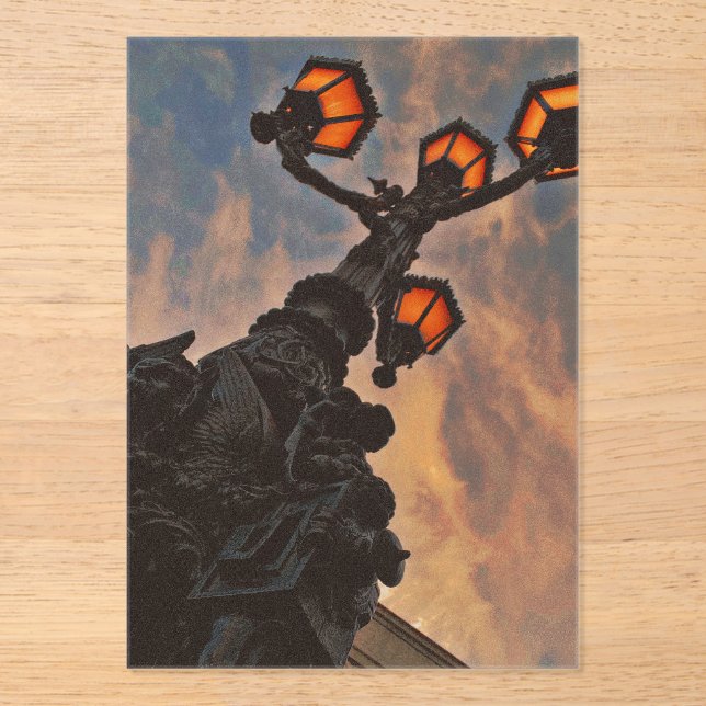 street light  acrylic invitations (Front)