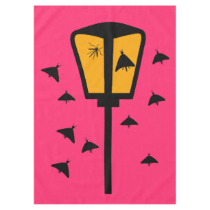 Street Light and Moths Tablecloth
