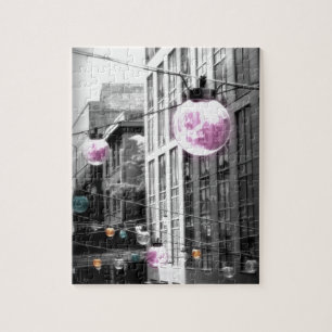 Street Lights Urban Art Jigsaw Puzzle