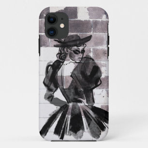 "Street Muse – Fashion on the Wall" iPhone 11 Case