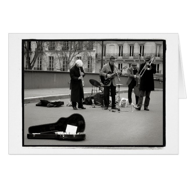 Street Musicians Card (Front Horizontal)
