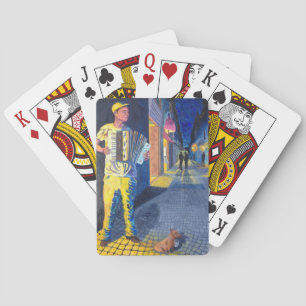 Street Musician's Dog Cards