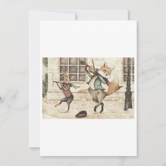 Street musicians invitation (Front)