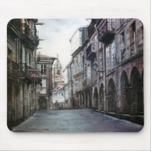 Street of Billiards (Santiago de Compostela) Mouse Pad